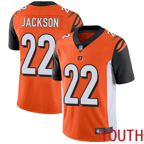 Cincinnati Bengals Limited Orange Youth William Jackson Alternate Jersey NFL Footballl #22 Vapor Untouchable